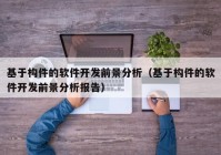 基于构件的软件开发前景分析（基于构件的软件开发前景分析报告）