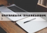 软件开发的就业方向（软件开发就业前景好吗）