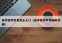 自学软件开发怎么入门（自学软件开发哪些书籍）